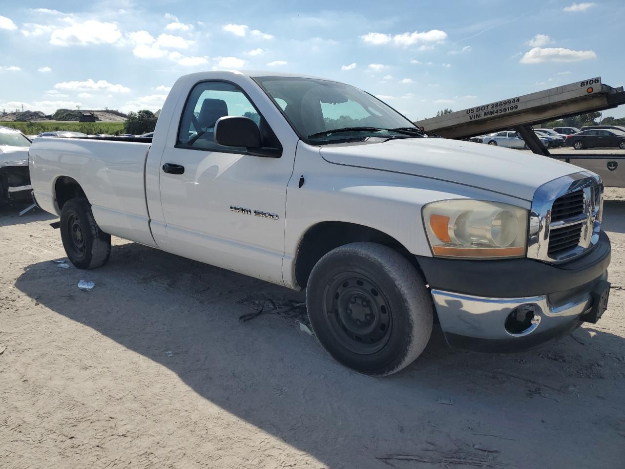 2006 Dodge RAM VIN 1D7HA16N96J218942 Copart auction photo, minor dent/scratches damage thumbnail 4