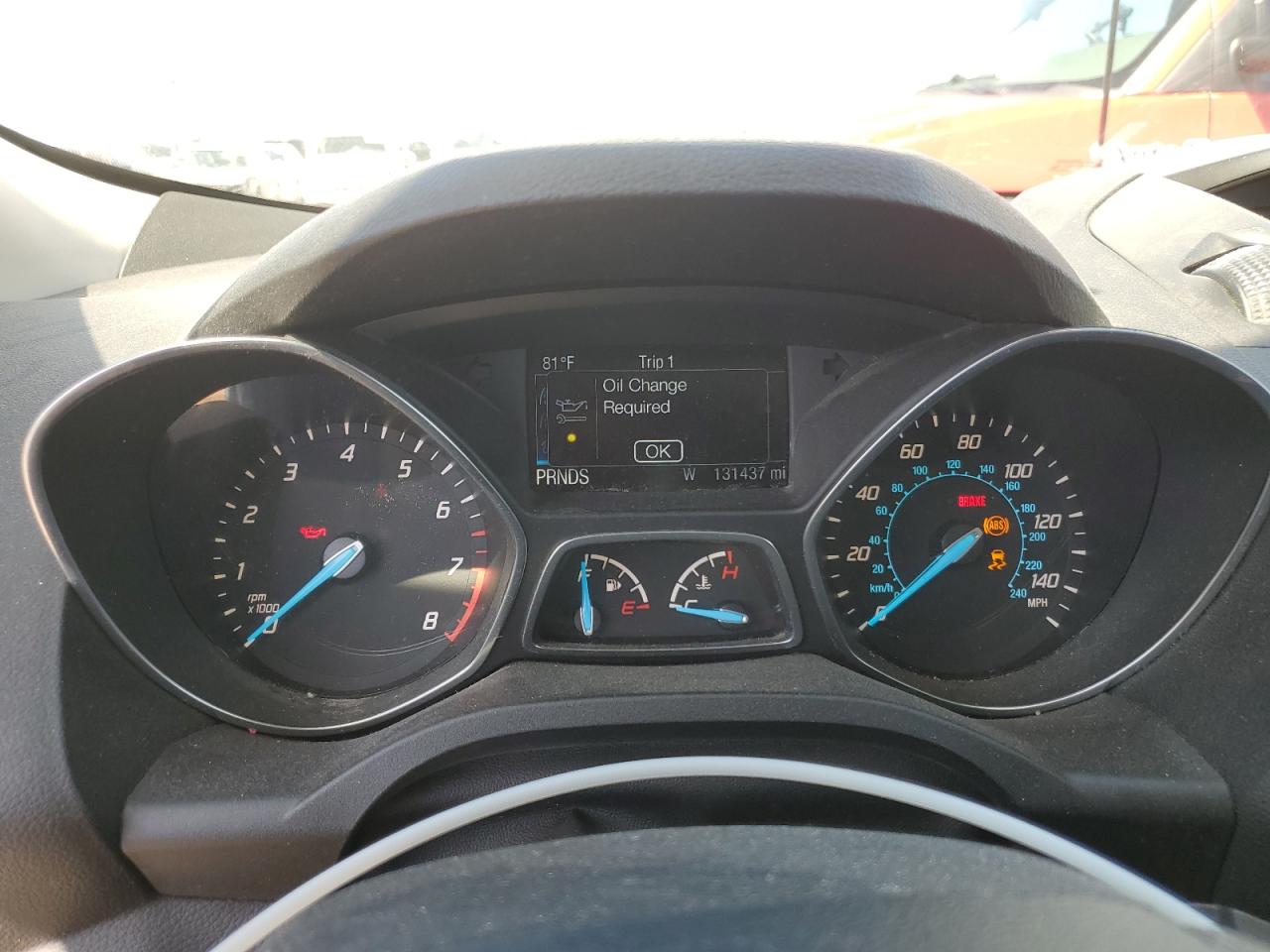 2016 Ford Escape VIN 1FMCU0F72GUB84653 Copart auction photo, front end damage thumbnail 9