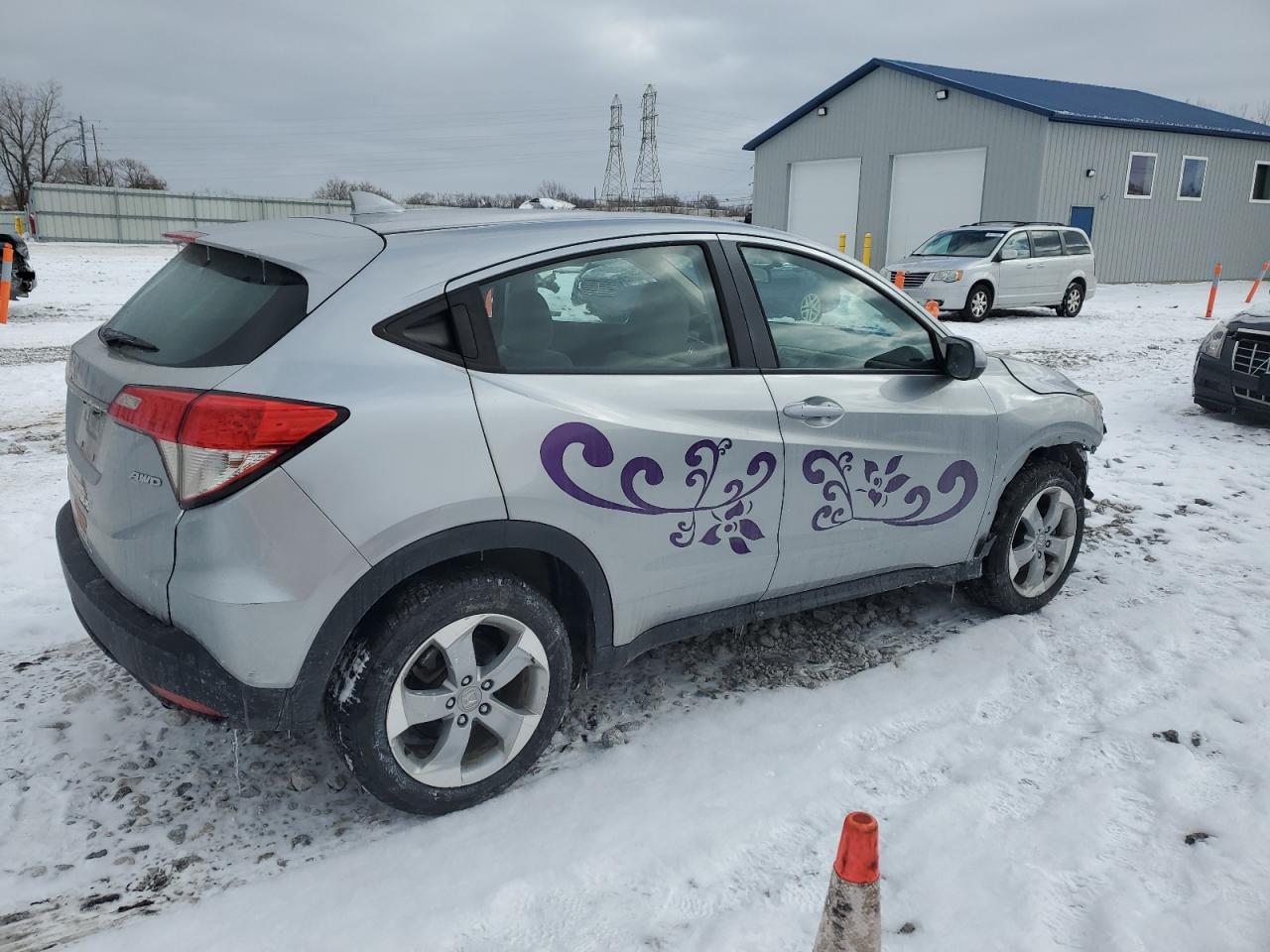2019 Honda HR-V VIN 3CZRU6H3XKG708407 Copart auction photo, front end damage thumbnail 3