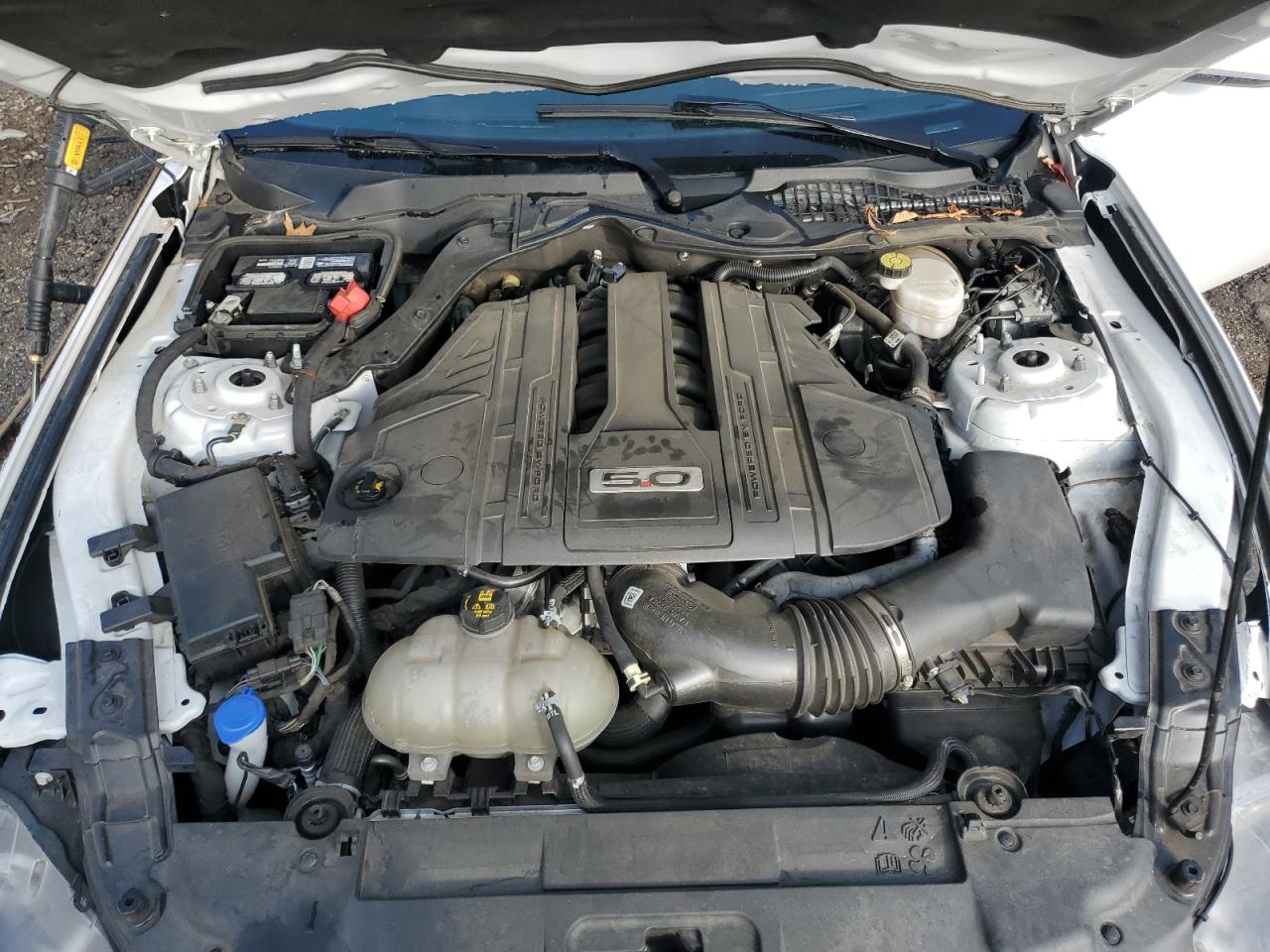2021 Ford Mustang VIN 1FA6P8CF8M5133107 Copart auction photo, front end / side damage thumbnail 11