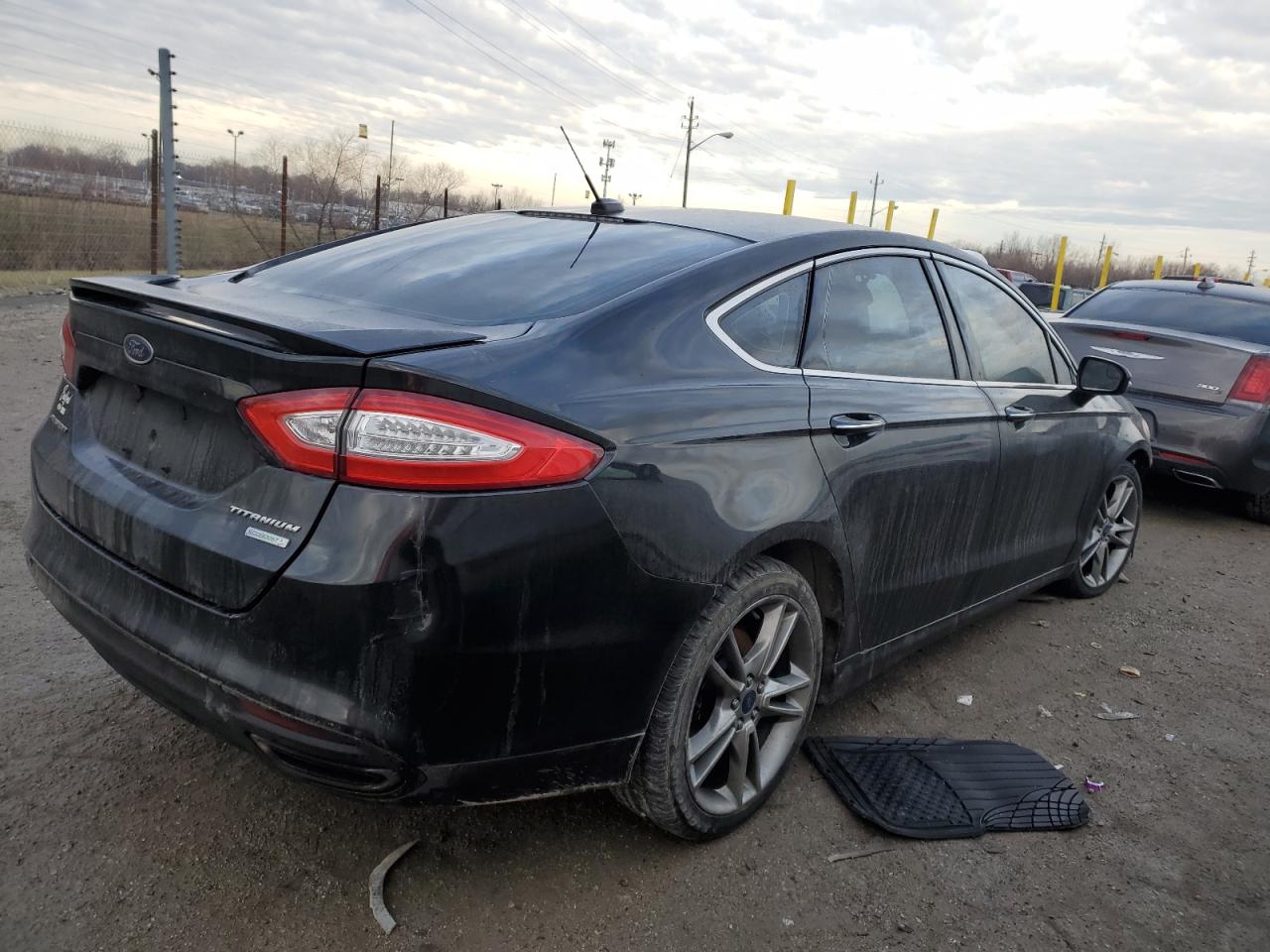 2014 Ford Fusion VIN 3FA6P0K99ER240095 Copart auction photo, front end / undercarriage damage thumbnail 3