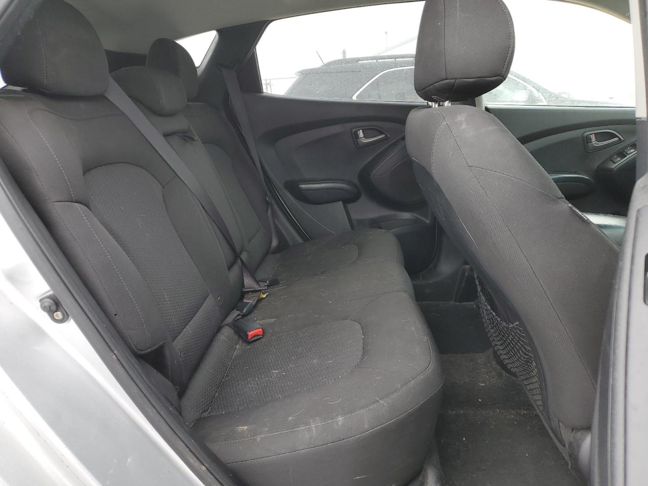 2014 Hyundai Tucson VIN KM8JTCAF9EU893510 Copart auction photo, front end / side damage thumbnail 11