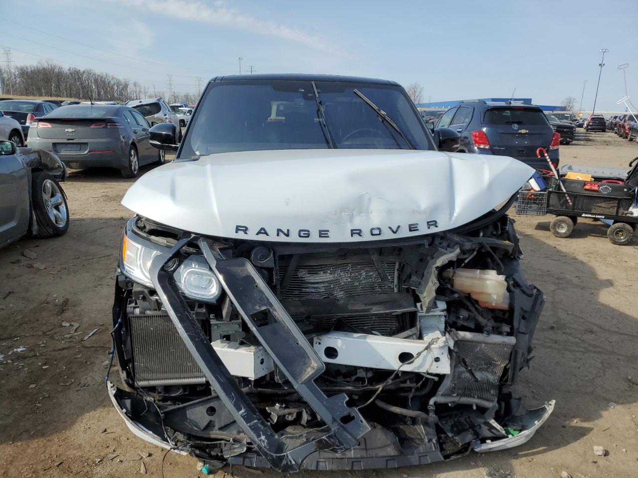2017 Land Rover Range Rover VIN SALWV2FV5HA144782 Copart auction photo, front end / rear end damage thumbnail 5