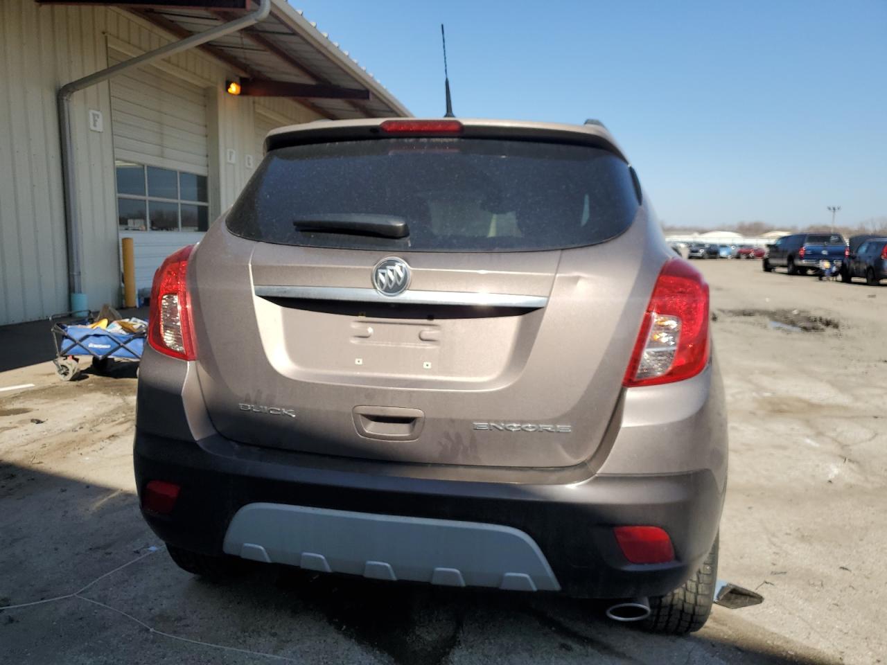 2014 Buick Encore VIN KL4CJBSB0EB784075 Copart auction photo, side damage thumbnail 6
