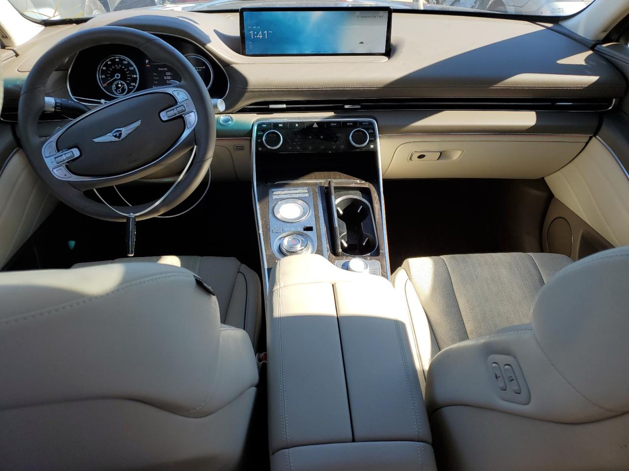 2022 Genesis Gv80 VIN KMUHBDSB6NU094756 Copart auction photo, front end / minor dent/scratches damage thumbnail 8