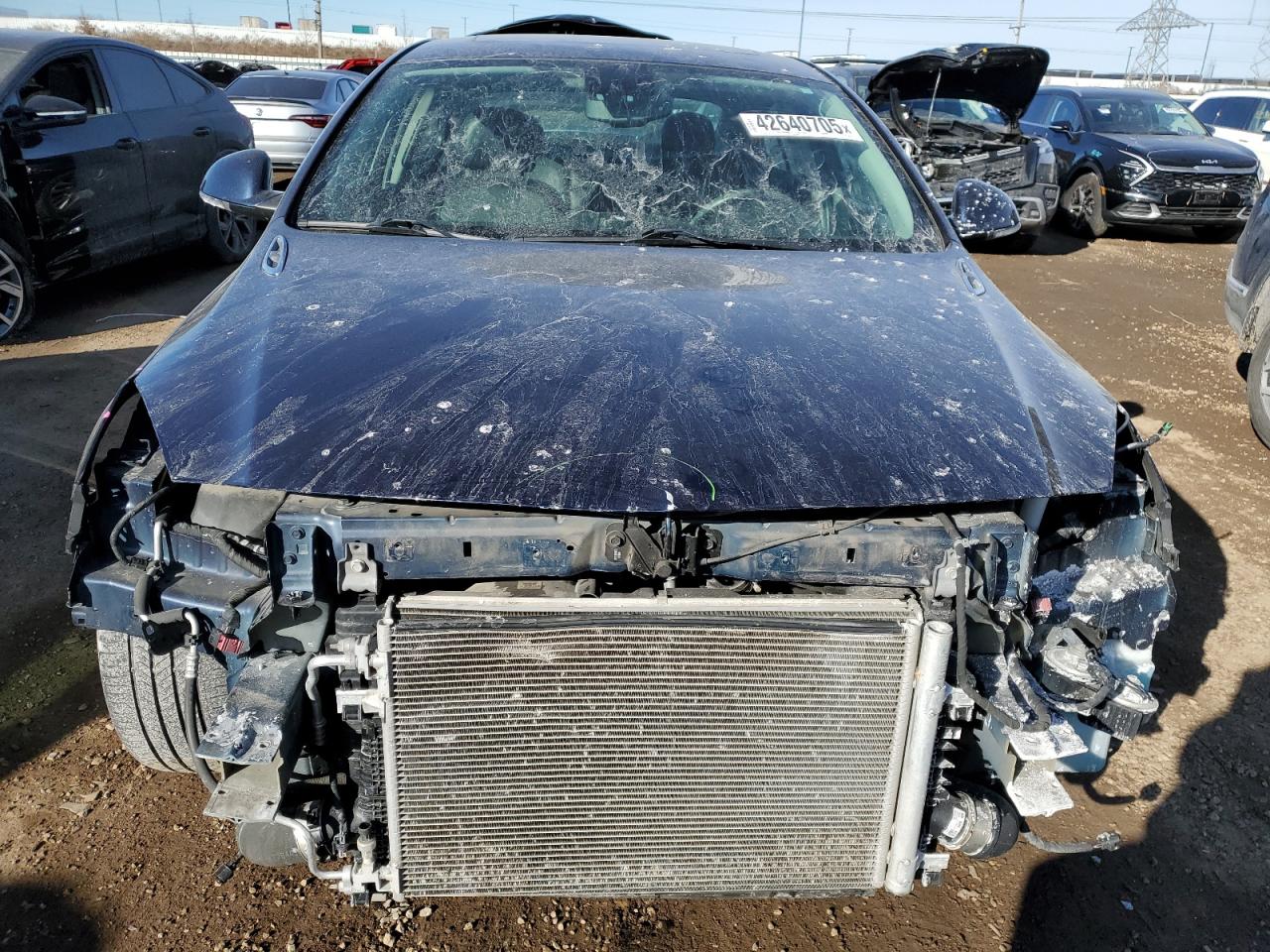2015 Buick Regal VIN 2G4GN5EX0F9292746 Copart auction photo, front end damage thumbnail 5