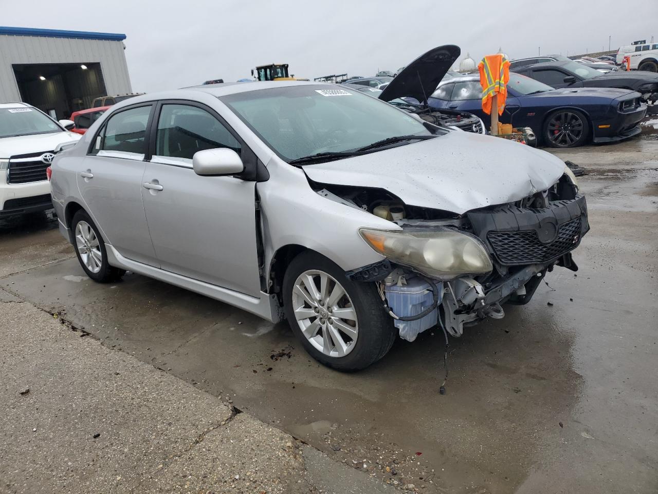 2010 Toyota Corolla VIN 2T1BU4EE3AC520273 Copart auction photo, front end damage thumbnail 4