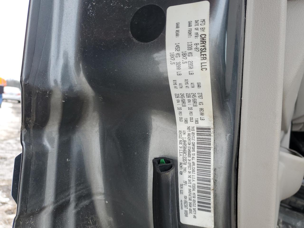 2008 Jeep Grand Cherokee VIN 1J8HR58N68C123570 Copart auction photo, front end damage thumbnail 13