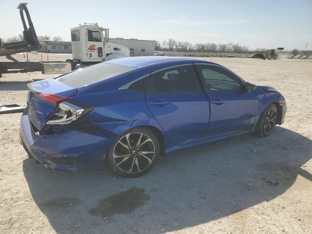 2019 Honda Civic VIN 2HGFC2F87KH550788 Copart auction photo, all over damage thumbnail 3