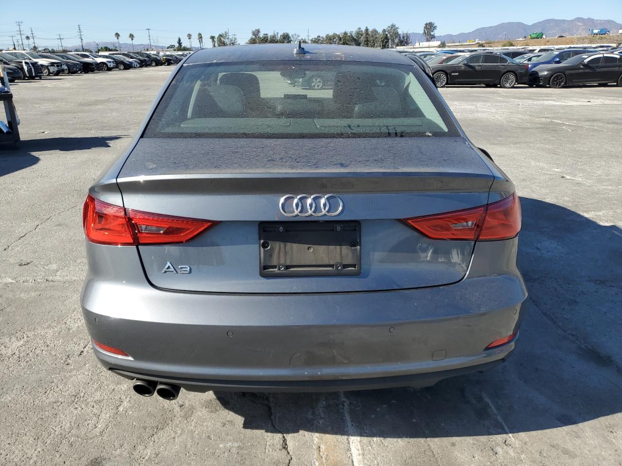 2015 Audi A3 VIN WAUACGFF6F1075074 Copart auction photo, side / rear end damage thumbnail 6