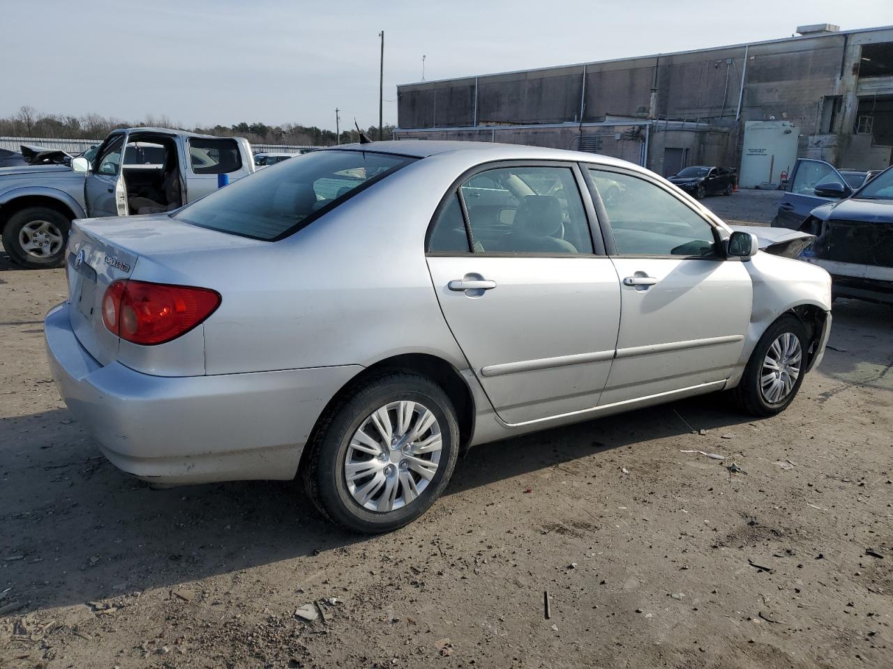2006 Toyota Corolla VIN JTDBR32E760076218 Copart auction photo, all over damage thumbnail 3