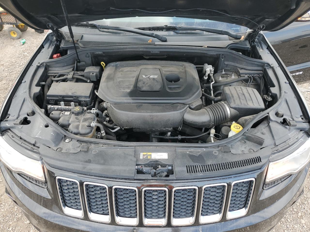 2016 Jeep Grand Cherokee VIN 1C4RJECG1GC345038 Copart auction photo, vandalism / front end damage thumbnail 11