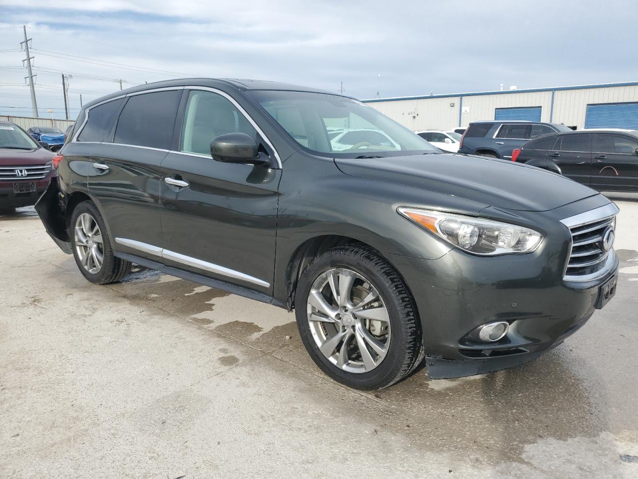 2013 Infiniti JX VIN 5N1AL0MM5DC306698 Copart auction photo, rear end / minor dent/scratches damage thumbnail 4