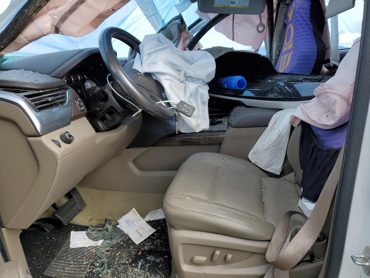 2016 Chevrolet Tahoe VIN 1GNSCBKC6GR394801 Copart auction photo, rollover damage thumbnail 7