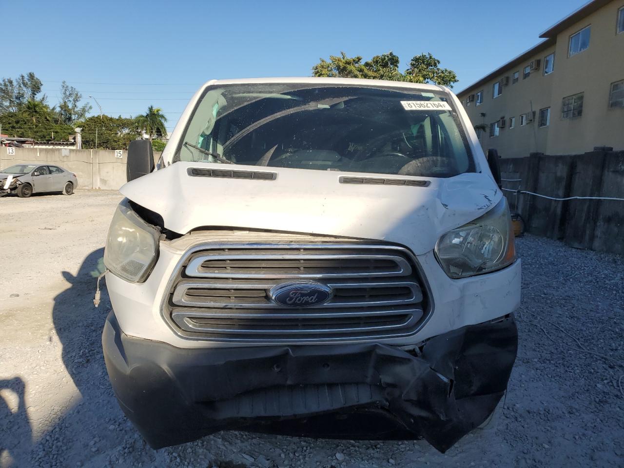 2017 Ford Transit VIN 1FBZX2YM4HKA57487 Copart auction photo, front end damage thumbnail 5