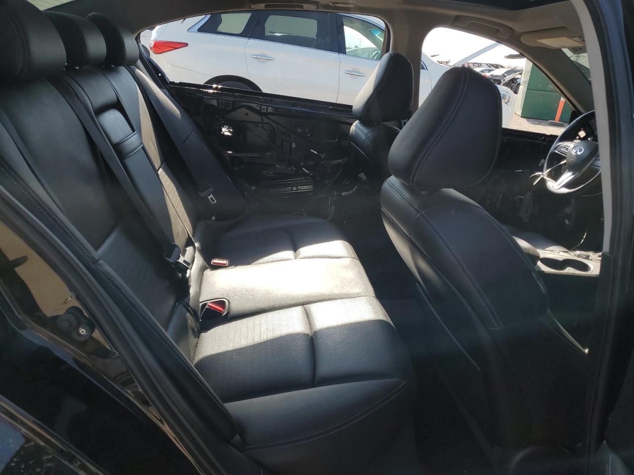 2019 Infiniti Q50 VIN JN1EV7AR9KM594342 Copart auction photo, side / stripped damage thumbnail 10