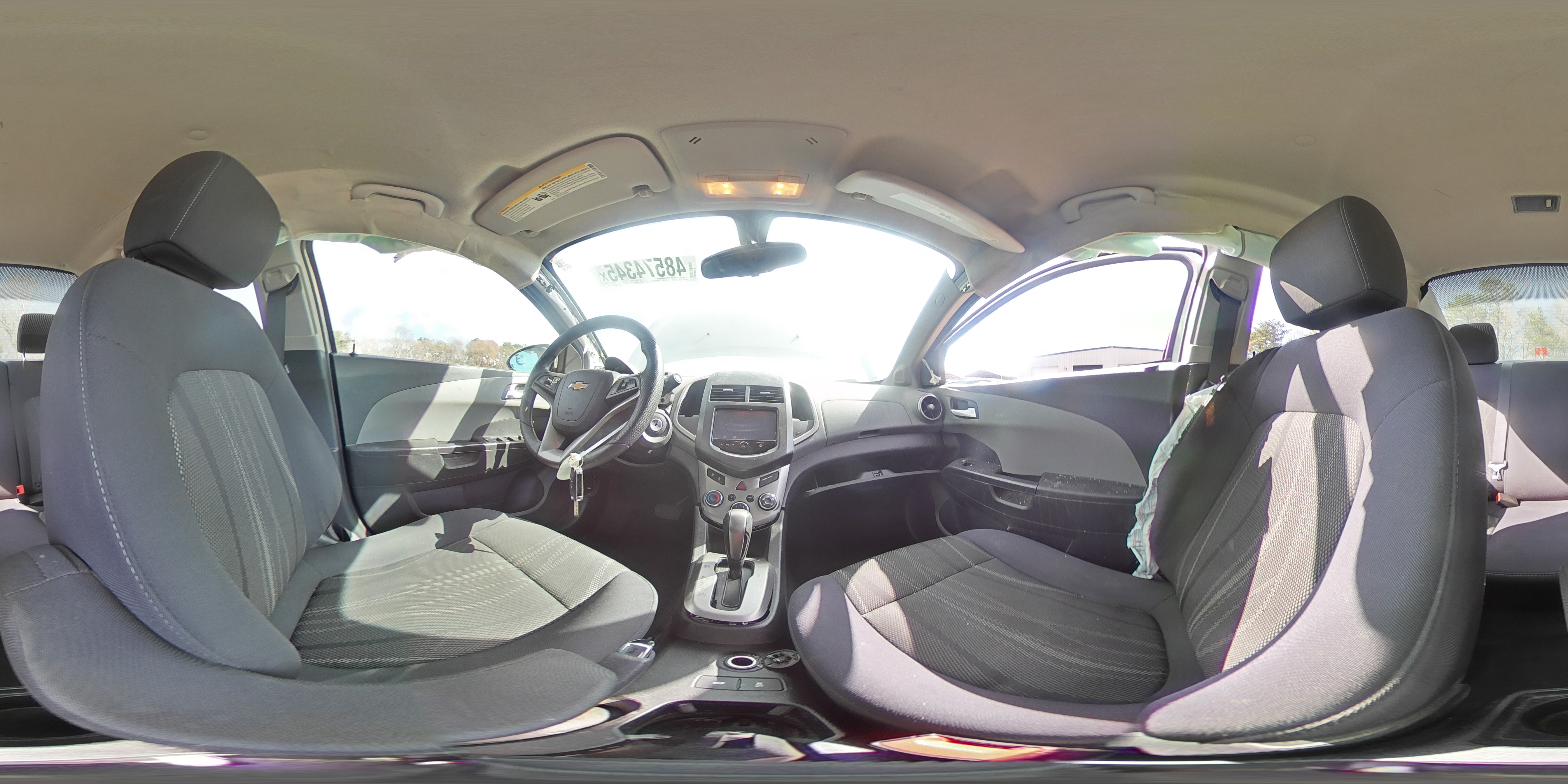 2014 Chevrolet Sonic VIN 1G1JC5SH1E4195966 Copart auction photo, side damage thumbnail 14