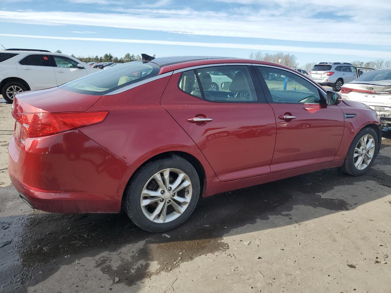 2012 KIA Optima VIN 5XXGN4A73CG071022 Copart auction photo, front end damage thumbnail 3