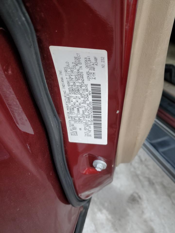 2004 Toyota Sequoia VIN 5TDBT44A74S207255 Copart auction photo, all over damage thumbnail 13