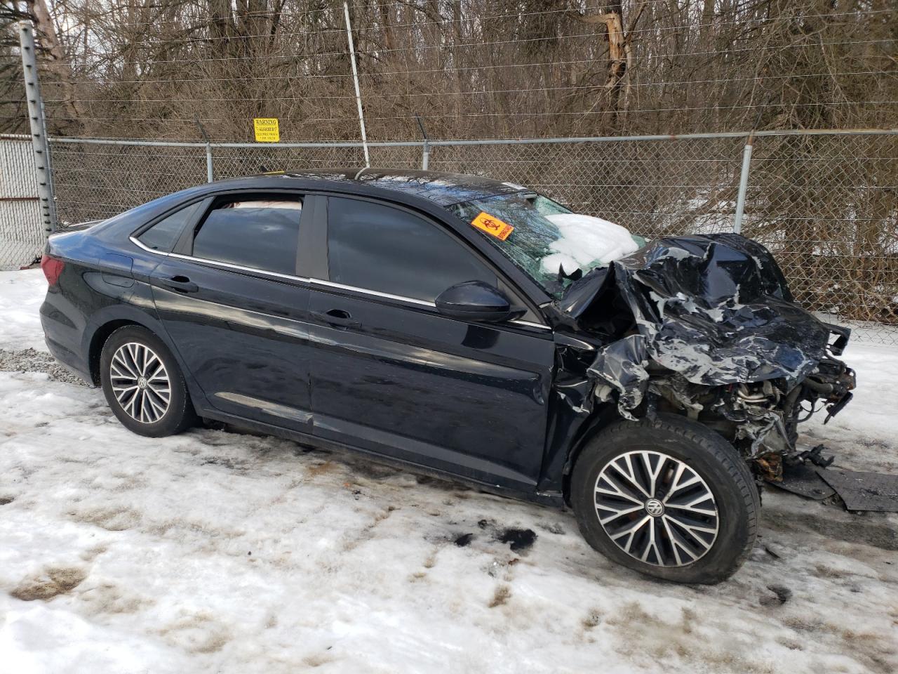 2019 Volkswagen Jetta VIN 3VWC57BU8KM078384 Copart auction photo, front end / side damage thumbnail 4