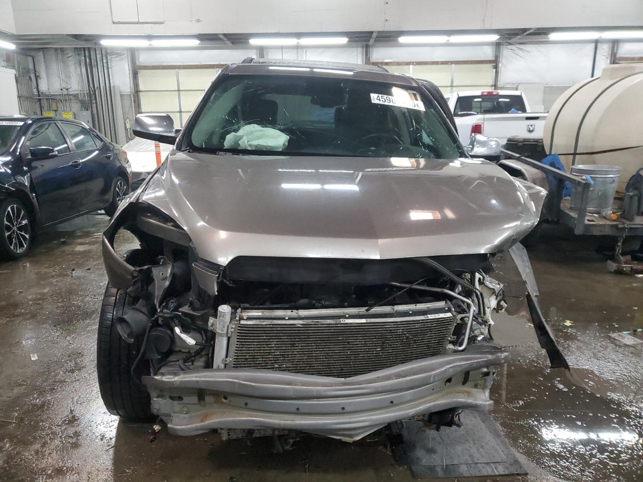 2012 Chevrolet Equinox VIN 2GNFLGE5XC6354674 Copart auction photo, side / front end damage thumbnail 5