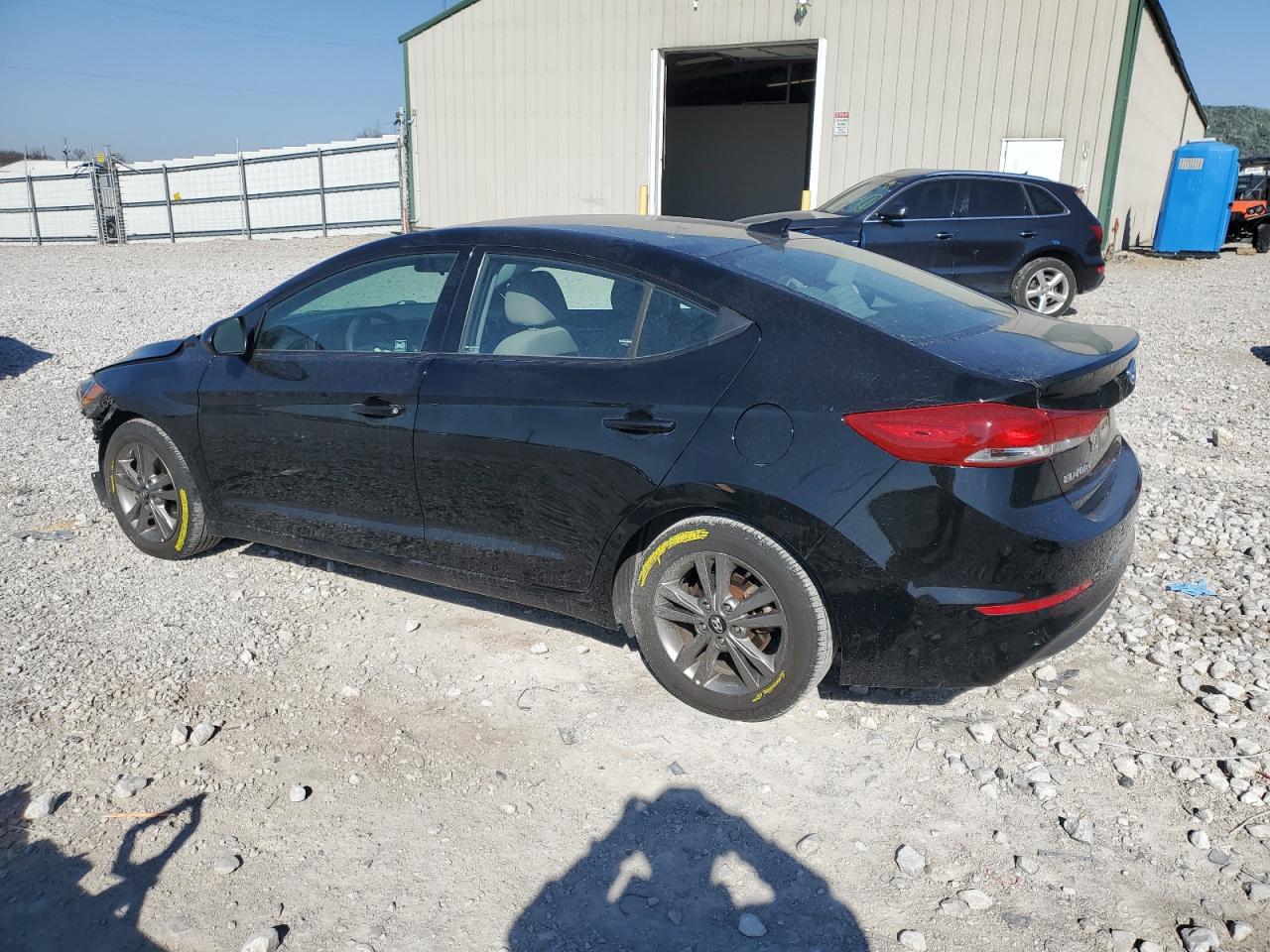 2018 Hyundai Elantra VIN 5NPD84LF0JH235729 Copart auction photo, front end / side damage thumbnail 2