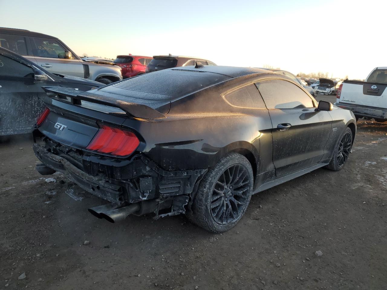 2021 Ford Mustang VIN 1FA6P8CF8M5120339 Copart auction photo, rear end damage thumbnail 3