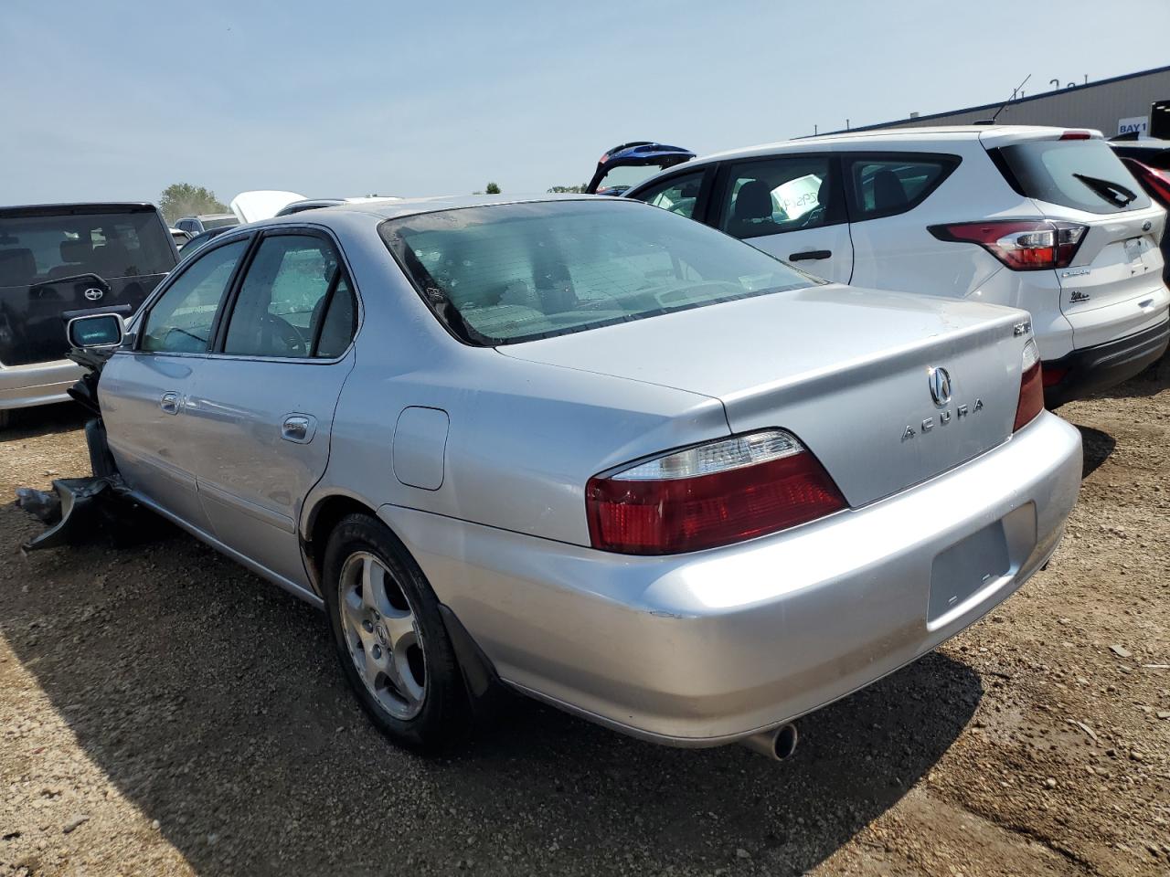 2003 Acura TL VIN 19UUA56603A031529 Copart auction photo, front end damage thumbnail 2