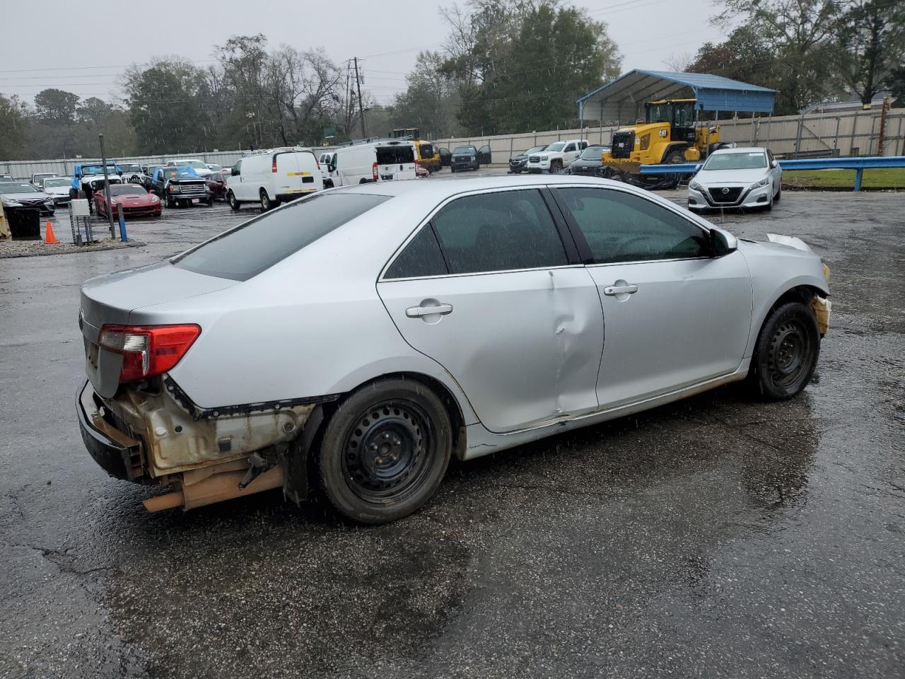 2014 Toyota Camry VIN 4T1BF1FK0EU858179 Copart auction photo, side / front end damage thumbnail 3