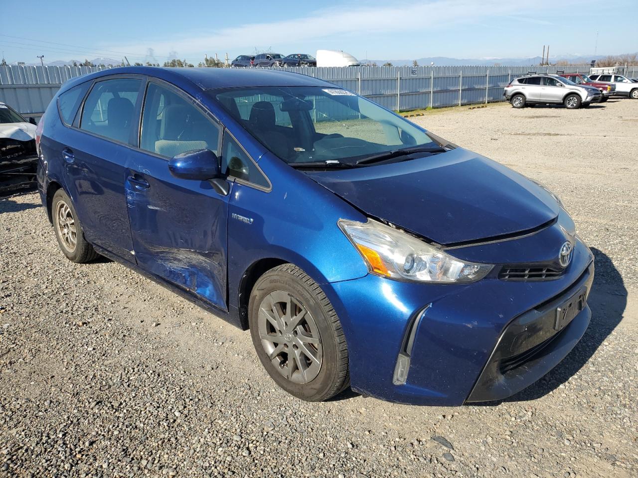 2015 Toyota Prius VIN JTDZN3EU7FJ021713 Copart auction photo, side / rear end damage thumbnail 4