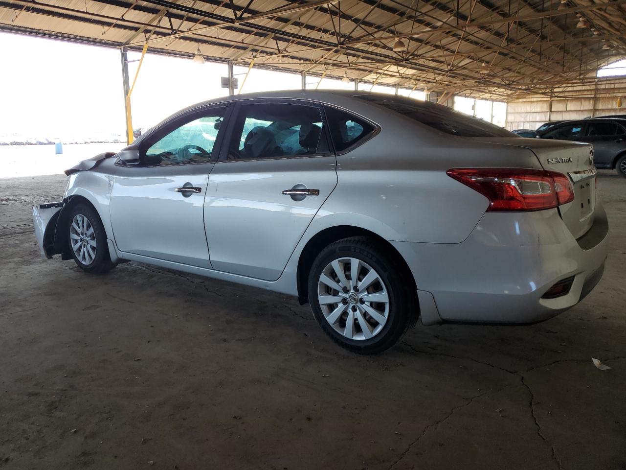 2017 Nissan Sentra VIN 3N1AB7AP2HL636312 Copart auction photo, front end / rear end damage thumbnail 2