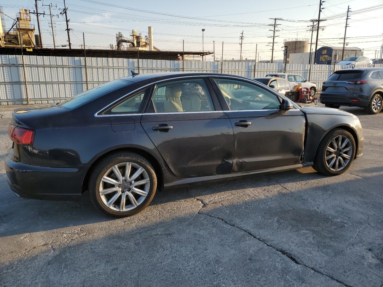 2016 Audi A6 VIN WAUFFAFC3GN005798 Copart auction photo, side / front end damage thumbnail 3