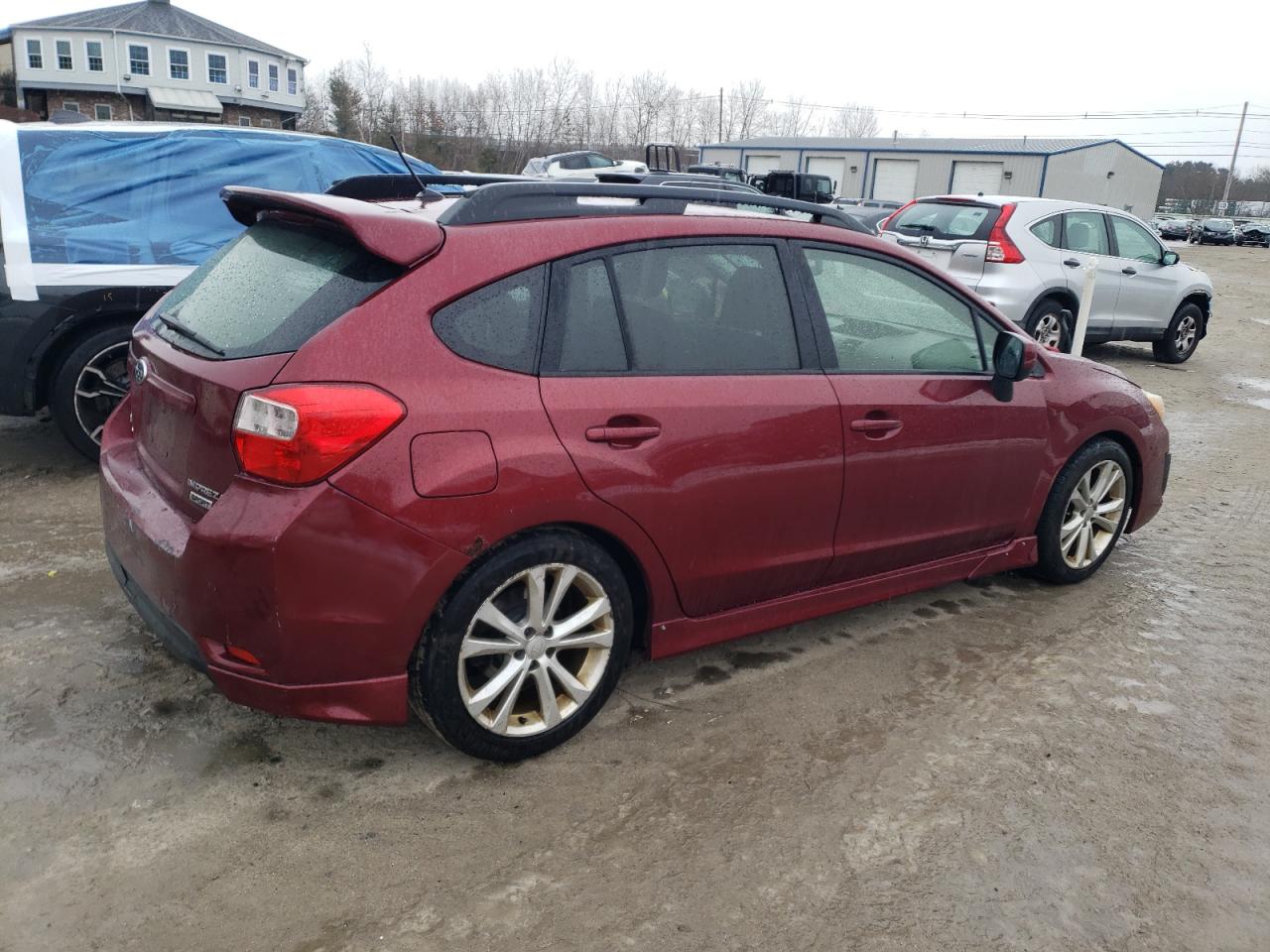 2013 Subaru Impreza VIN JF1GPAL65D2809154 Copart auction photo, front end / rear end damage thumbnail 3