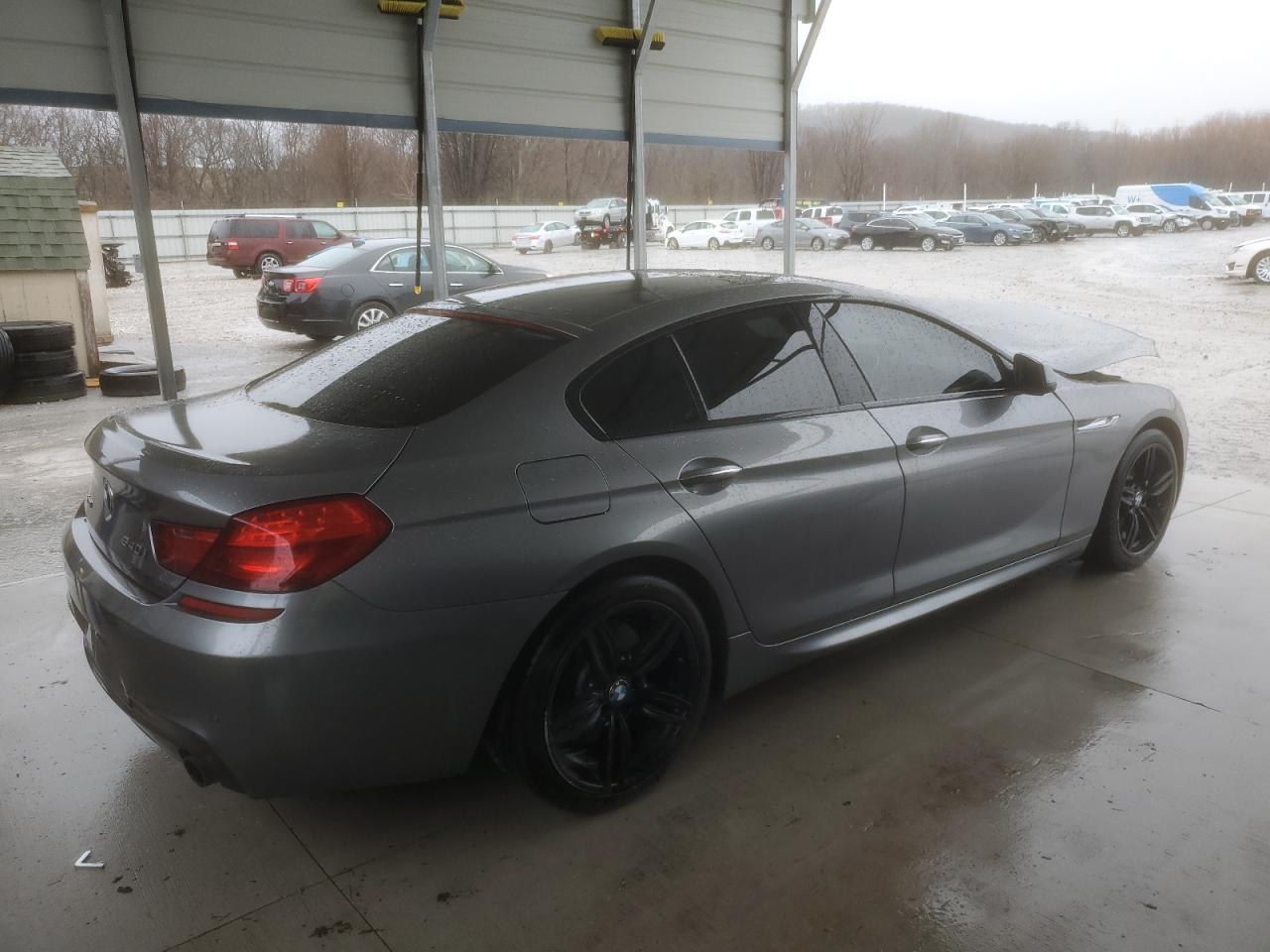 2015 BMW 6er VIN WBA6B8C59FD453171 Copart auction photo, front end damage thumbnail 3