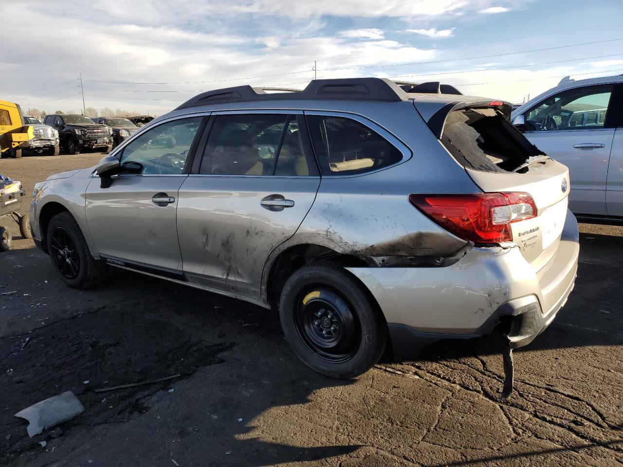 2018 Subaru Legacy VIN 4S4BSAHC7J3256820 Copart auction photo, rear end damage thumbnail 2