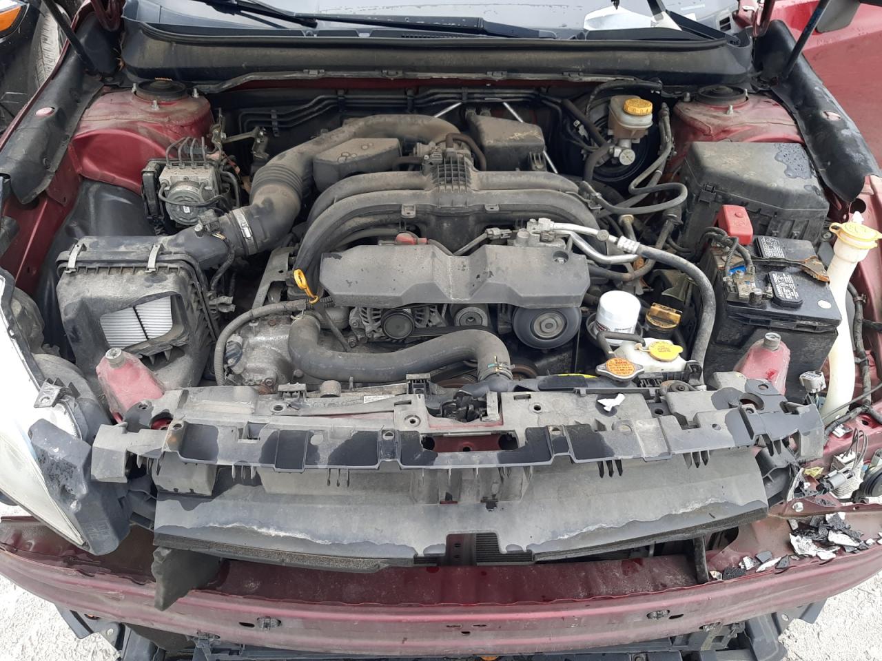 2016 Subaru Legacy VIN 4S3BNBL67G3052479 Copart auction photo, front end / side damage thumbnail 11