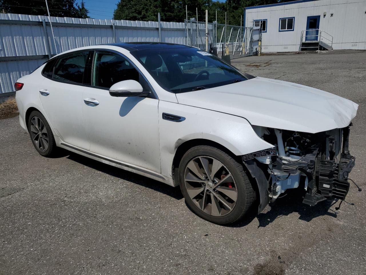 2016 KIA Optima VIN 5XXGV4L25GG029295 Copart auction photo, front end / rear end damage thumbnail 4