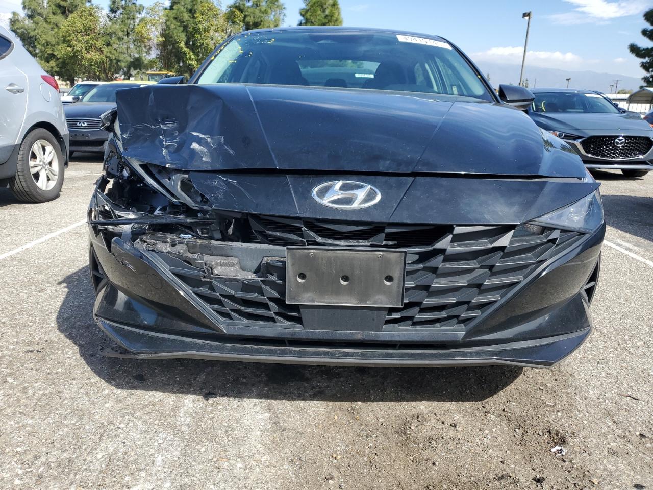 2022 Hyundai Elantra VIN KMHLS4AG8NU313433 Copart auction photo, rear end / front end damage thumbnail 5