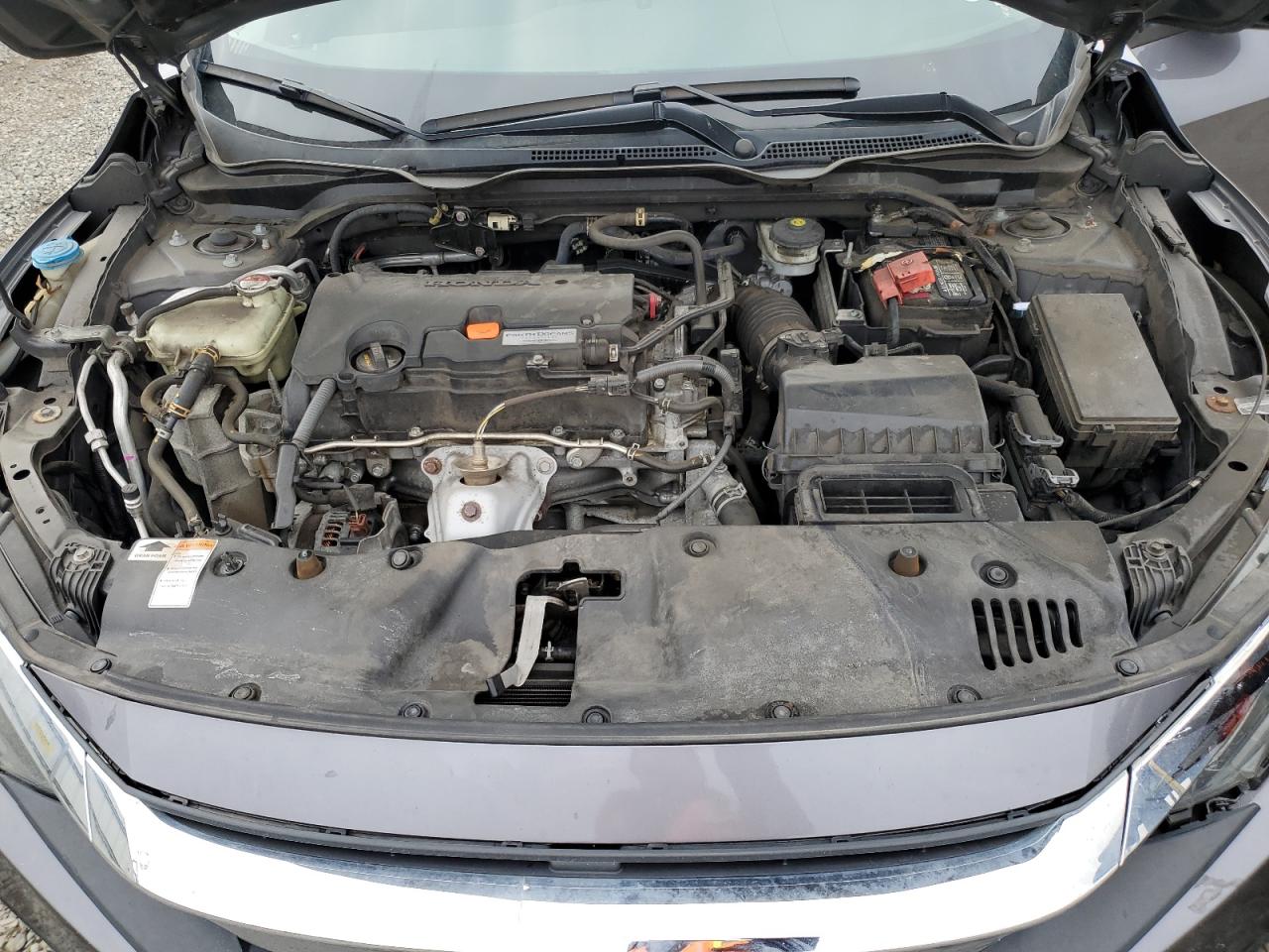 2016 Honda Civic VIN 2HGFC2F50GH531495 Copart auction photo, front end / rear end damage thumbnail 13