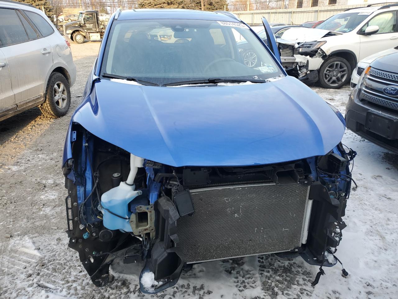 2022 Honda HR-V VIN 3CZRU6H53NM773302 Copart auction photo, front end damage thumbnail 5