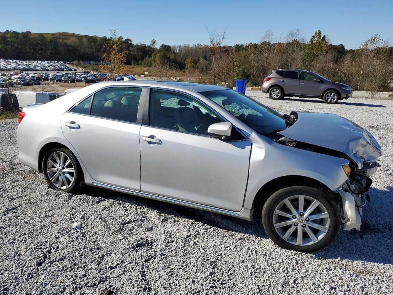 2013 Toyota Camry VIN 4T1BK1FK9DU536330 Copart auction photo, front end / mechanical damage thumbnail 4