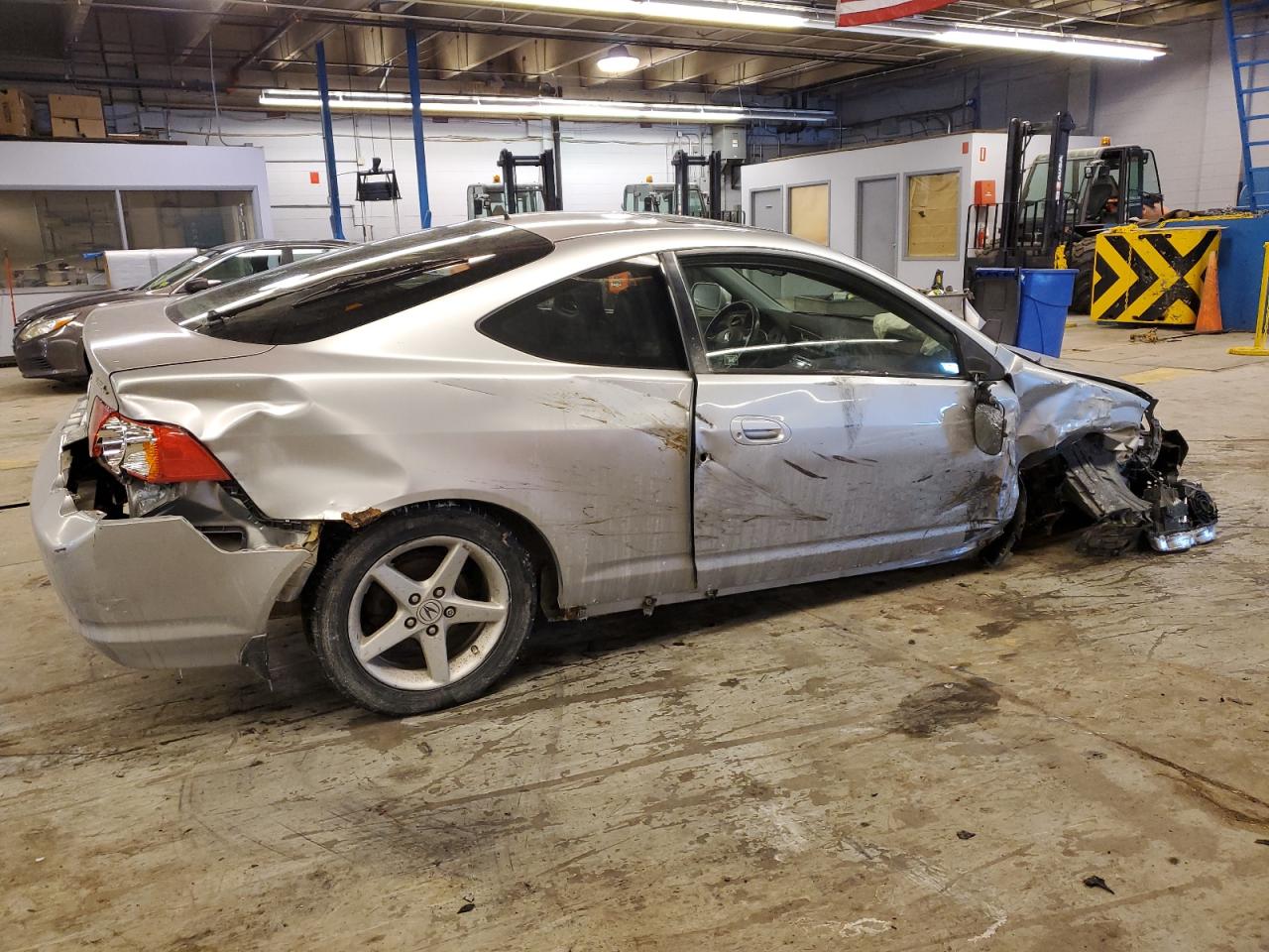 2004 Acura RSX VIN JH4DC53894S014186 Copart auction photo, side / front end damage thumbnail 3