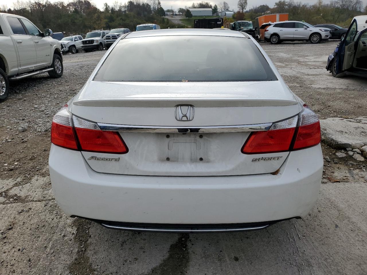 2014 Honda Accord VIN 1HGCR2F57EA165094 Copart auction photo, front end / side damage thumbnail 6