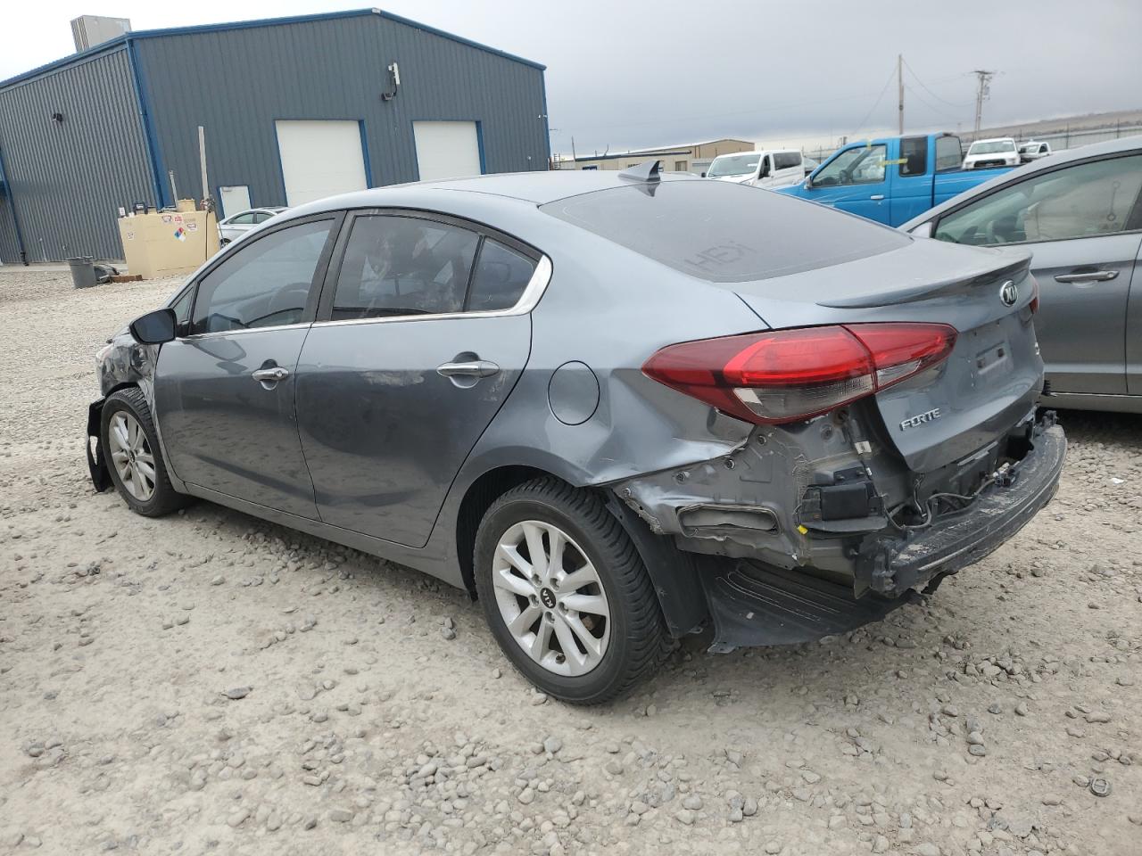 2017 KIA Forte VIN 3KPFL4A75HE125700 Copart auction photo, front end / side damage thumbnail 2
