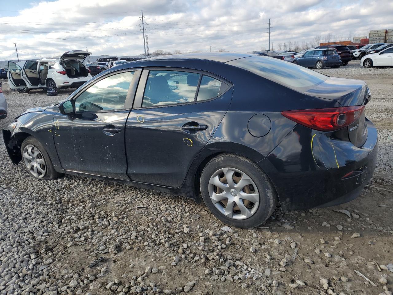 2014 Mazda 3 VIN 3MZBM1U73EM116627 Copart auction photo, front end damage thumbnail 2
