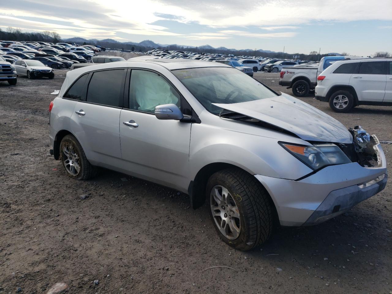 2009 Acura MDX VIN 2HNYD28219H524673 Copart auction photo, all over damage thumbnail 4