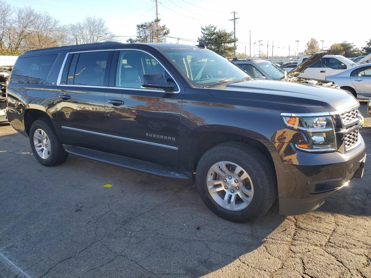 2018 Chevrolet Suburban VIN 1GNSKHKCXJR140134 Copart auction photo, rear end damage thumbnail 4