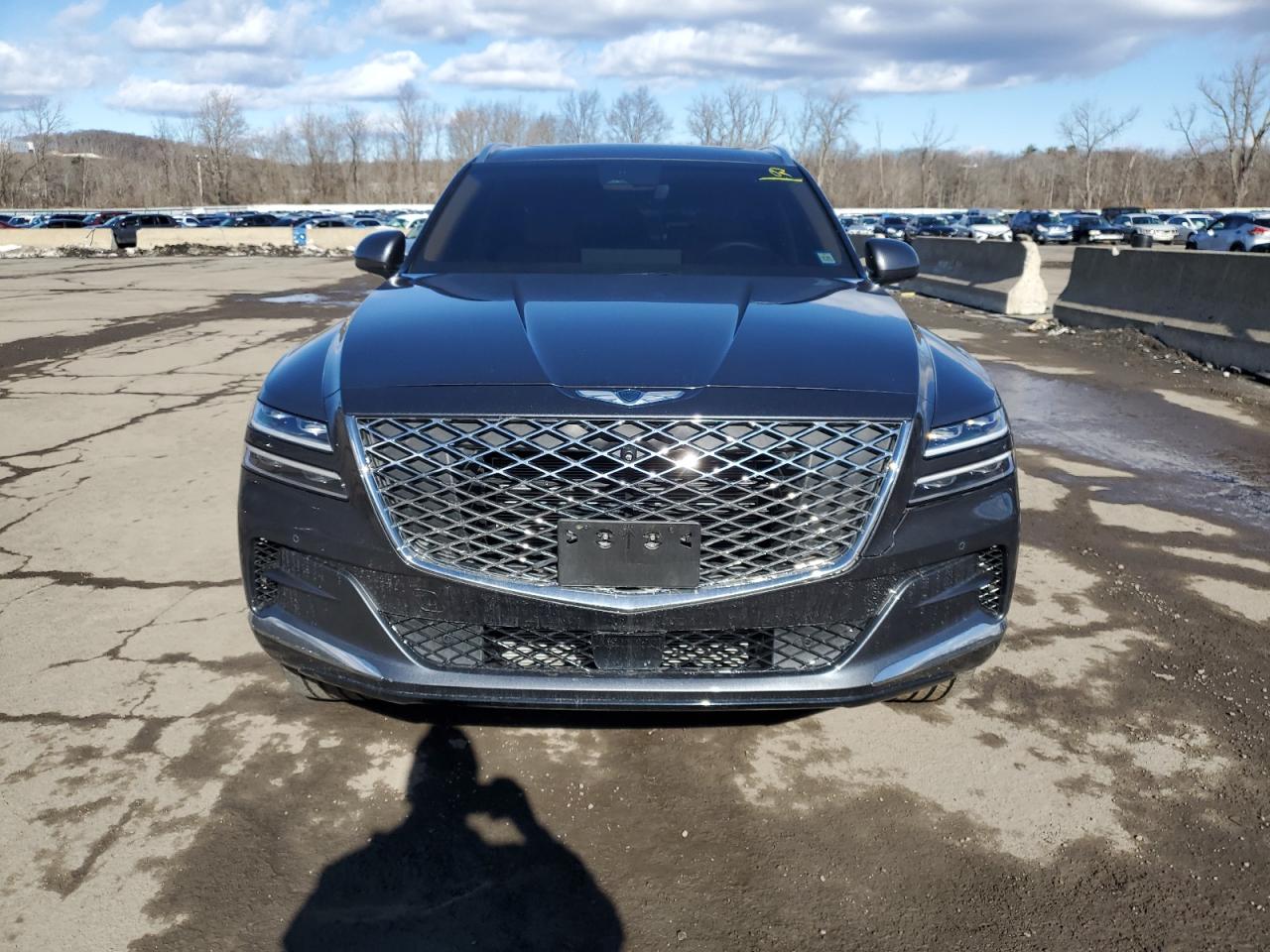 2023 Genesis Gv80 VIN KMUHBDSB5PU120430 Copart auction photo, rear end / front end damage thumbnail 5