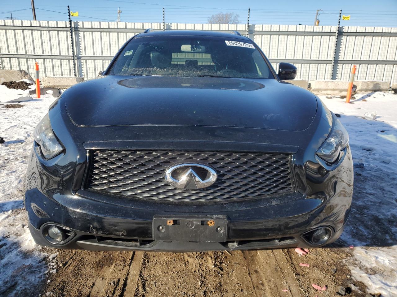 2017 Infiniti QX70 VIN JN8CS1MW5HM410328 Copart auction photo, all over damage thumbnail 5