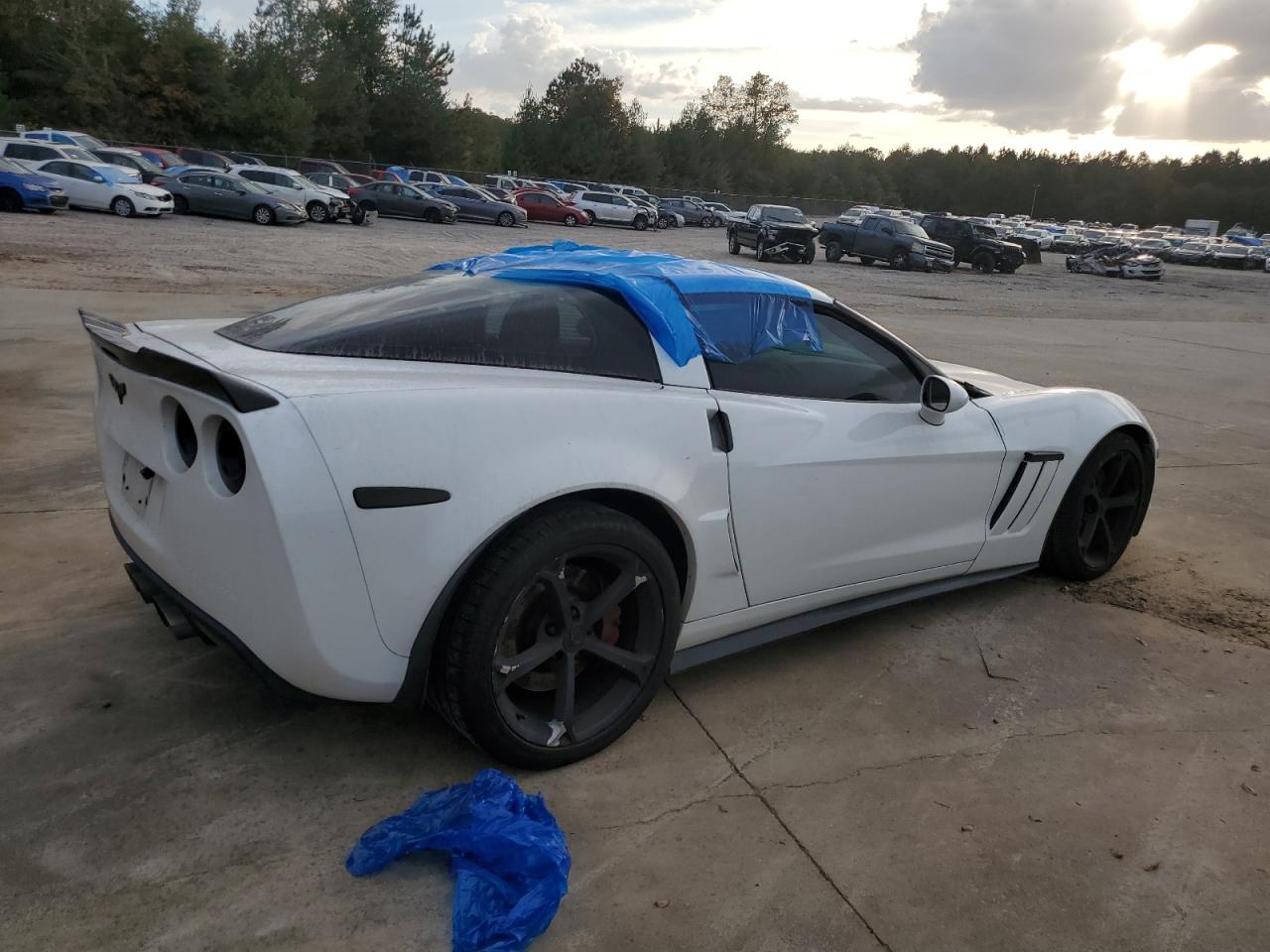 2012 Chevrolet Corvette VIN 1G1YW2DW2C5106722 Copart auction photo, frame damage damage thumbnail 3